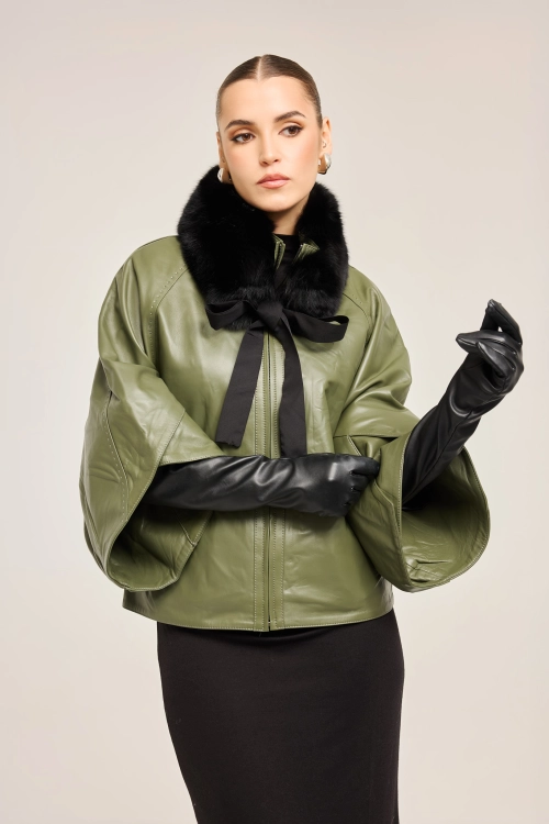 ELEGANCKA KURTKA Z LISEM - ARIANA