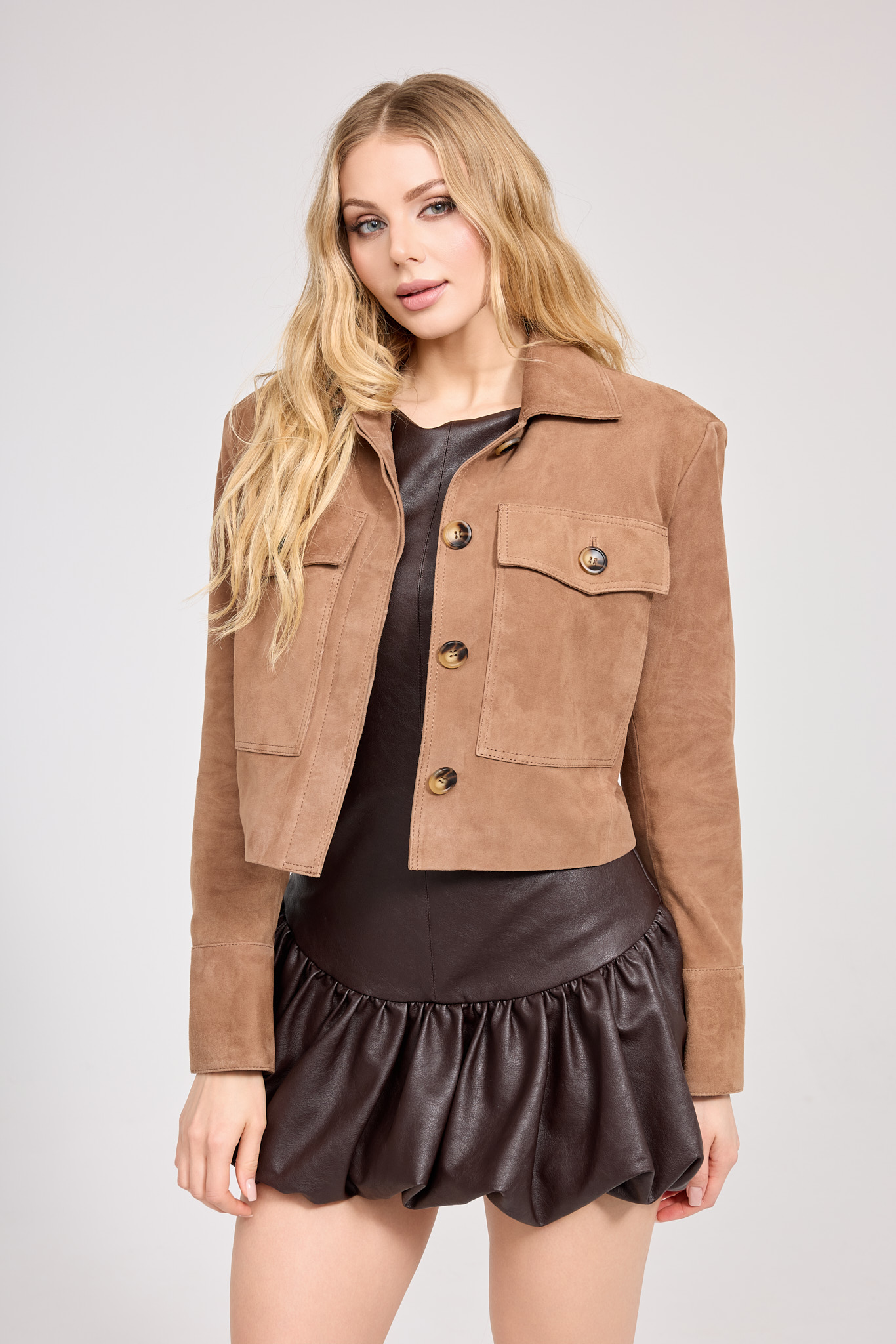 ZAMSZOWA KURTKA NA GUZIKI - MANILA